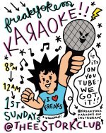 Freakyoke karaoke at thee stork club