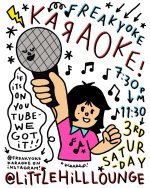 Freakyoke karaoke at Little Hill lounge